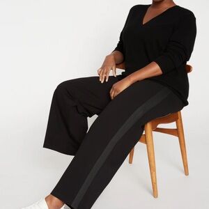 Universal Standard Black Wide Leg Trousers